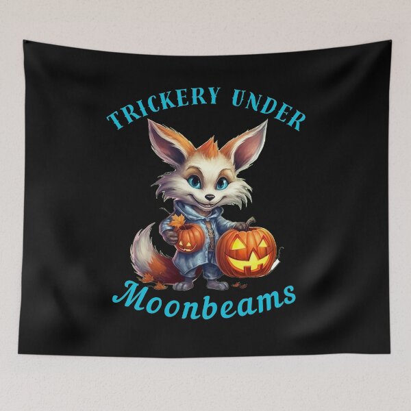 Item preview, Trickery Under Moonbeams. fox face designed and sold by FoxVibes.