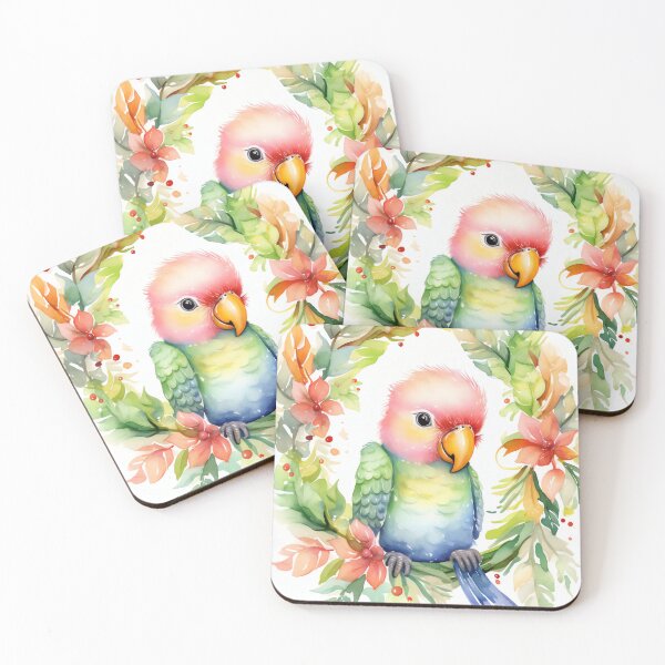 Item preview, Festive Parrot Perched designed and sold by cute-animals99.