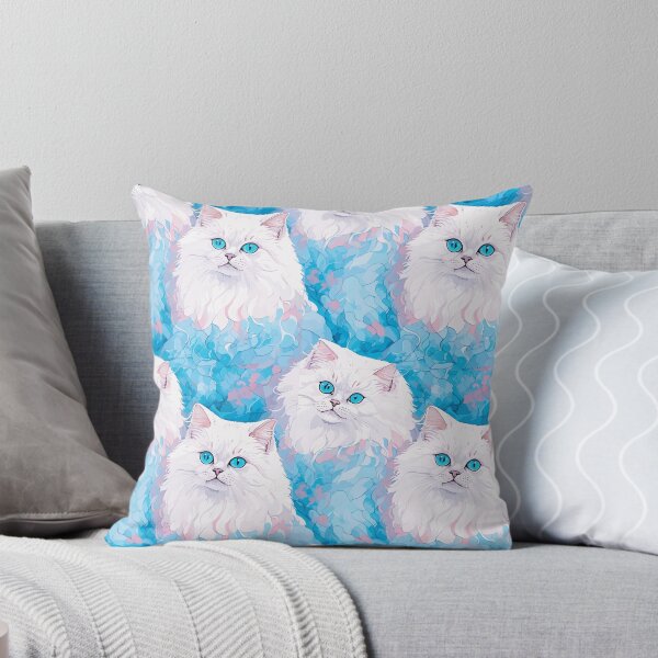 Item preview, Seamless Pattern cat watercolor paint designed and sold by UsDesignsArt.