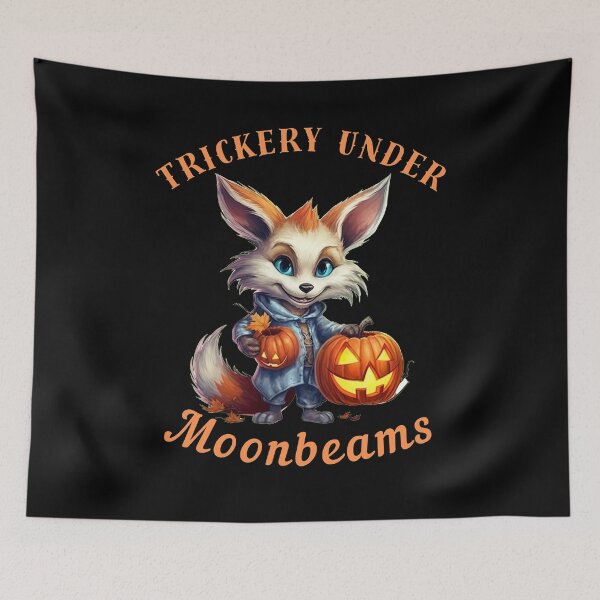 Item preview, Trickery Under Moonbeams. fox portrait designed and sold by FoxVibes.