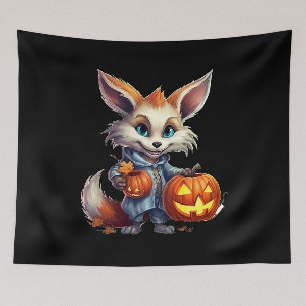 Item preview, Halloween Fox designed and sold by FoxVibes.