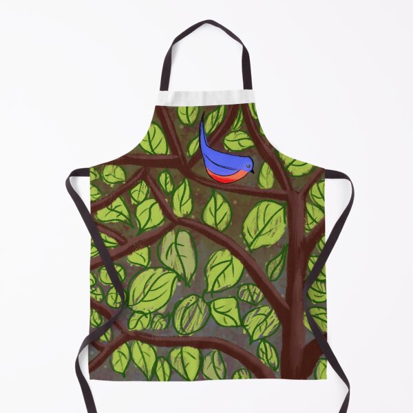 Item preview, birds of the love Tree summer green tree designed and sold by wrightsonarts.