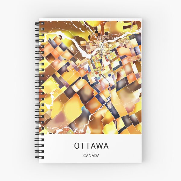 Item preview, Ottawa Canada Named City Map - Golden Yellow designed and sold by StylishStacks.