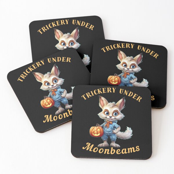 Item preview, Trickery Under Moonbeams. fox saying designed and sold by FoxVibes.