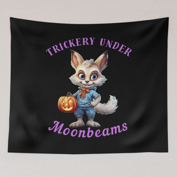 Item preview, Trickery Under Moonbeams. fox boho designed and sold by FoxVibes.