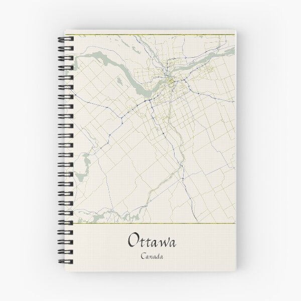 Item preview, Ottawa Canada Named City Map - Hand-Drawn designed and sold by StylishStacks.