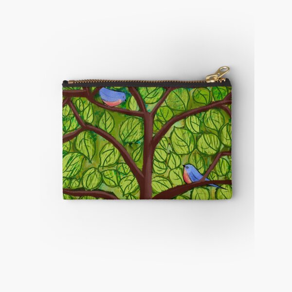 Item preview, birds of the love Tree summer happy art green edition designed and sold by wrightsonarts.