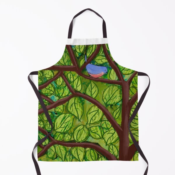 Item preview, birds of the love Tree summer happy art green edition designed and sold by wrightsonarts.