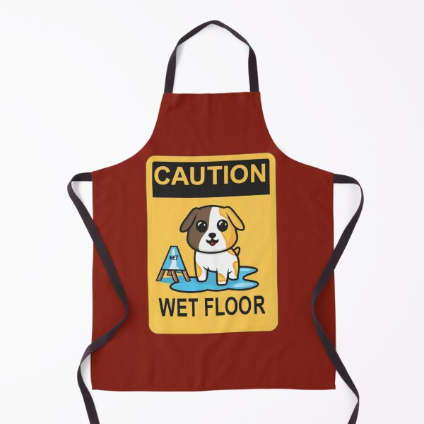 Item preview, Caution Wet Floor funny dog designed and sold by bukajart.
