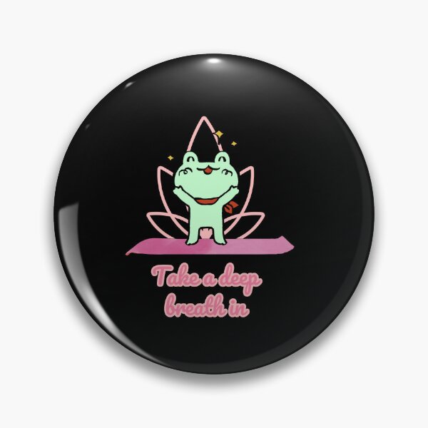 Item preview, Frog yoga take a deep breath in designed and sold by Mikusia.