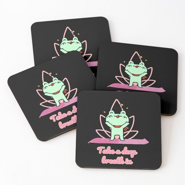Item preview, Frog yoga take a deep breath in designed and sold by Mikusia.