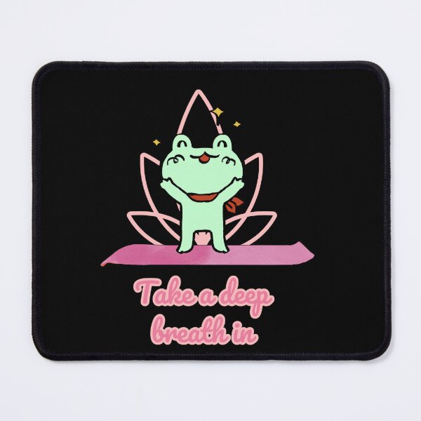Item preview, Frog yoga take a deep breath in designed and sold by Mikusia.