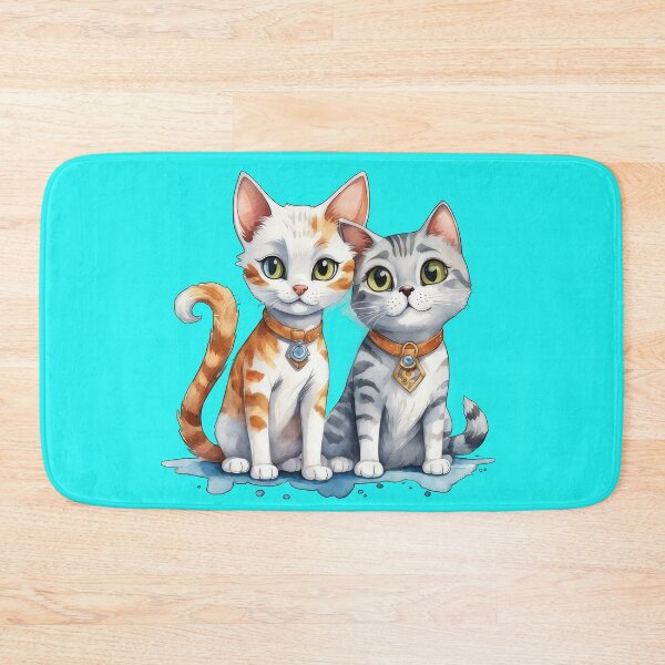 Item preview, Adorable Two Cats Friends designed and sold by Bilisik.