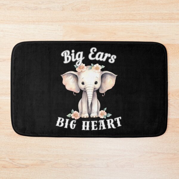 Item preview, Big Ears, Big Heart designed and sold by ElephantVibes.
