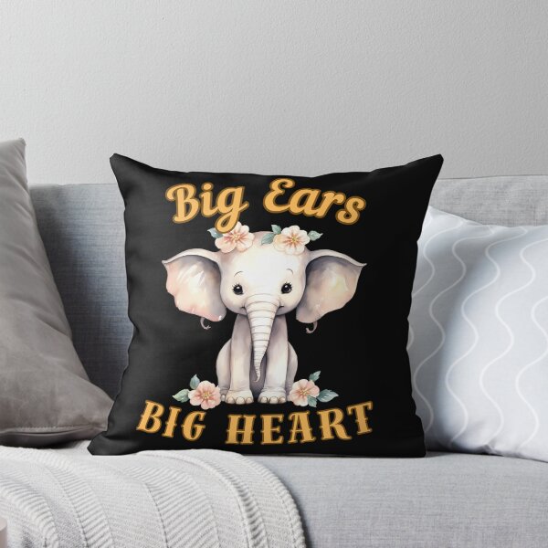 Item preview, Big Ears, Big Heart. elephant lover designed and sold by ElephantVibes.