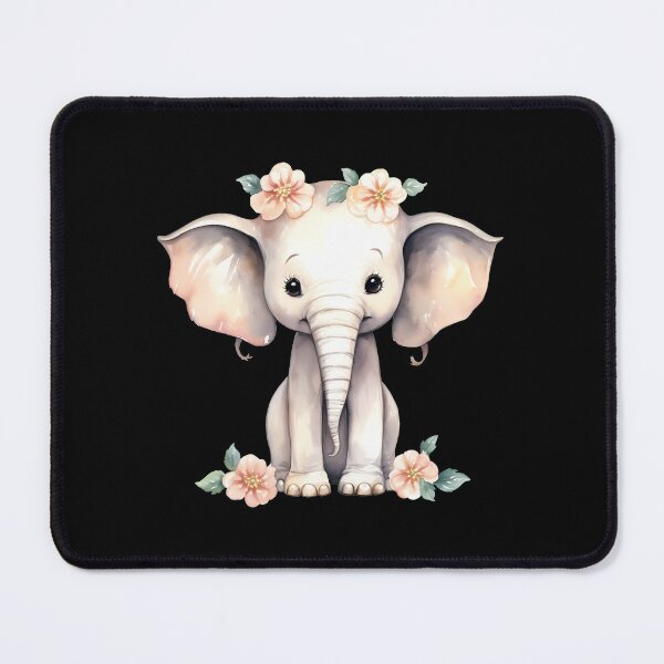 Item preview, Flower Elephant designed and sold by ElephantVibes.