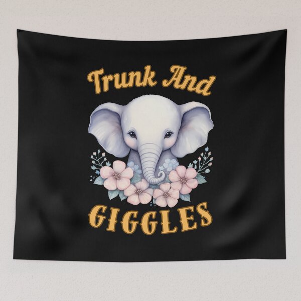 Item preview, Trunk And Giggles. elephant lover designed and sold by ElephantVibes.
