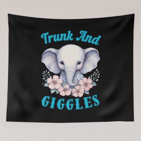 Item preview, Trunk And Giggles. funny elephant designed and sold by ElephantVibes.