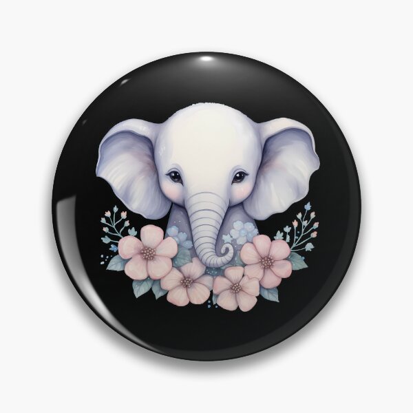 Item preview, Flower Elephant designed and sold by ElephantVibes.