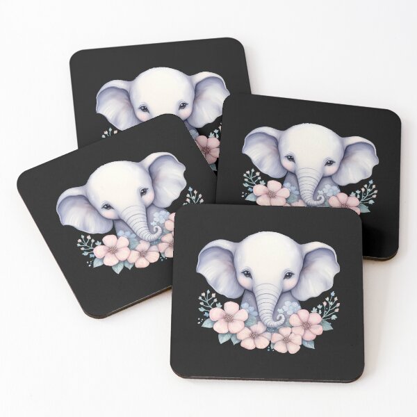 Item preview, Flower Elephant designed and sold by ElephantVibes.