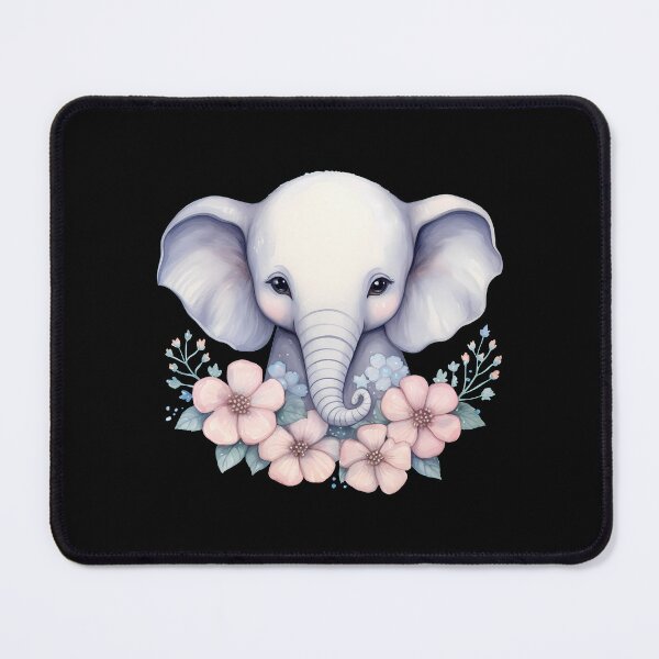 Item preview, Flower Elephant designed and sold by ElephantVibes.