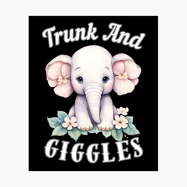 Item preview, Trunk And Giggles. surreal elephant designed and sold by ElephantVibes.