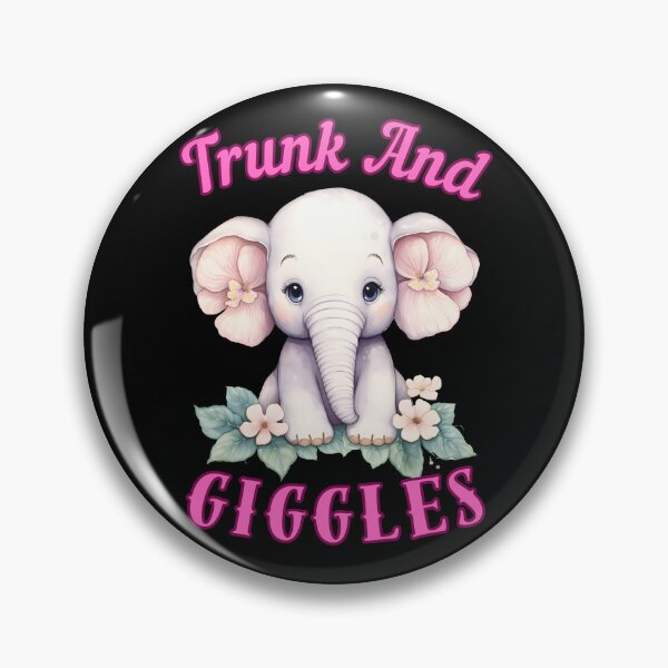 Item preview, Trunk And Giggles. elephant saying designed and sold by ElephantVibes.
