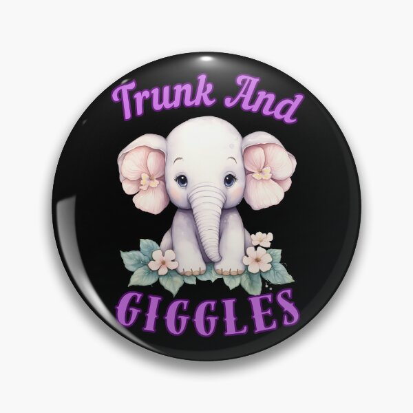 Item preview, Trunk And Giggles. elephant quote designed and sold by ElephantVibes.