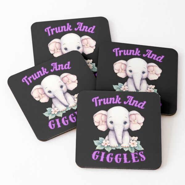 Item preview, Trunk And Giggles. elephant quote designed and sold by ElephantVibes.
