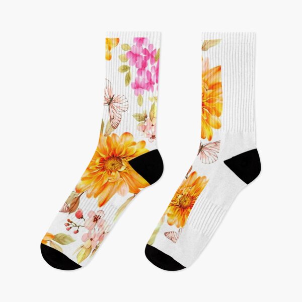Item preview, Watercolor Floral Pattern Leggings,Elegant Floral,Leggings Pattern Flowers, designed and sold by seritik.