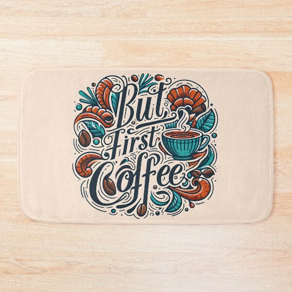 Item preview, But first, coffee, typography designed and sold by maxmaj.