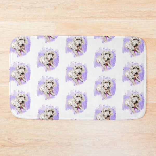 Item preview, White wire-haired dachshund in watercolor designed and sold by CorneliaPilz.