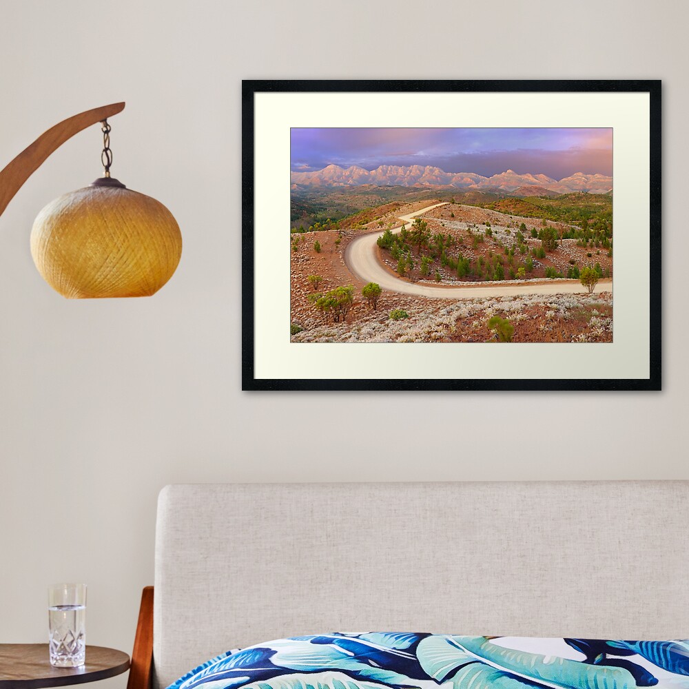 Bunyeroo Valley, Flinders Ranges, South Australia Framed Art Print