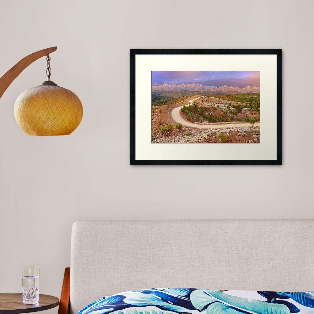 Bunyeroo Valley, Flinders Ranges, South Australia Framed Art Print