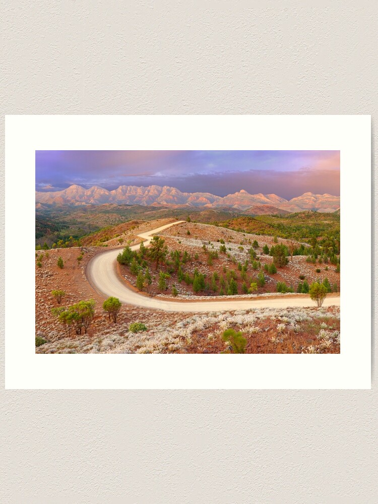 Alternate view of Bunyeroo Valley, Flinders Ranges, South Australia Art Print