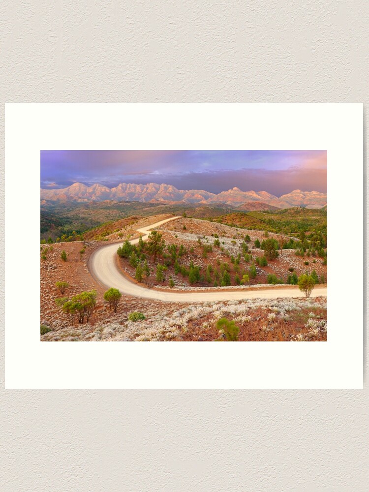 Alternate view of Bunyeroo Valley, Flinders Ranges, South Australia Art Print