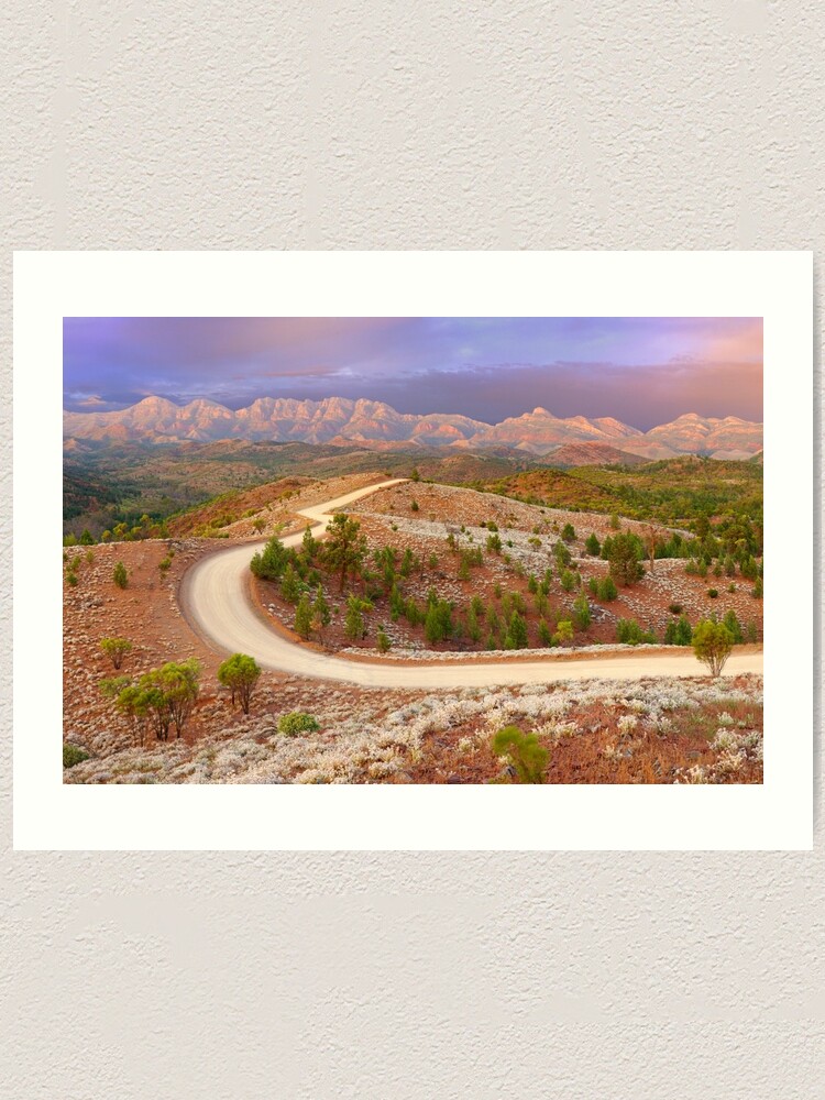 Alternate view of Bunyeroo Valley, Flinders Ranges, South Australia Art Print
