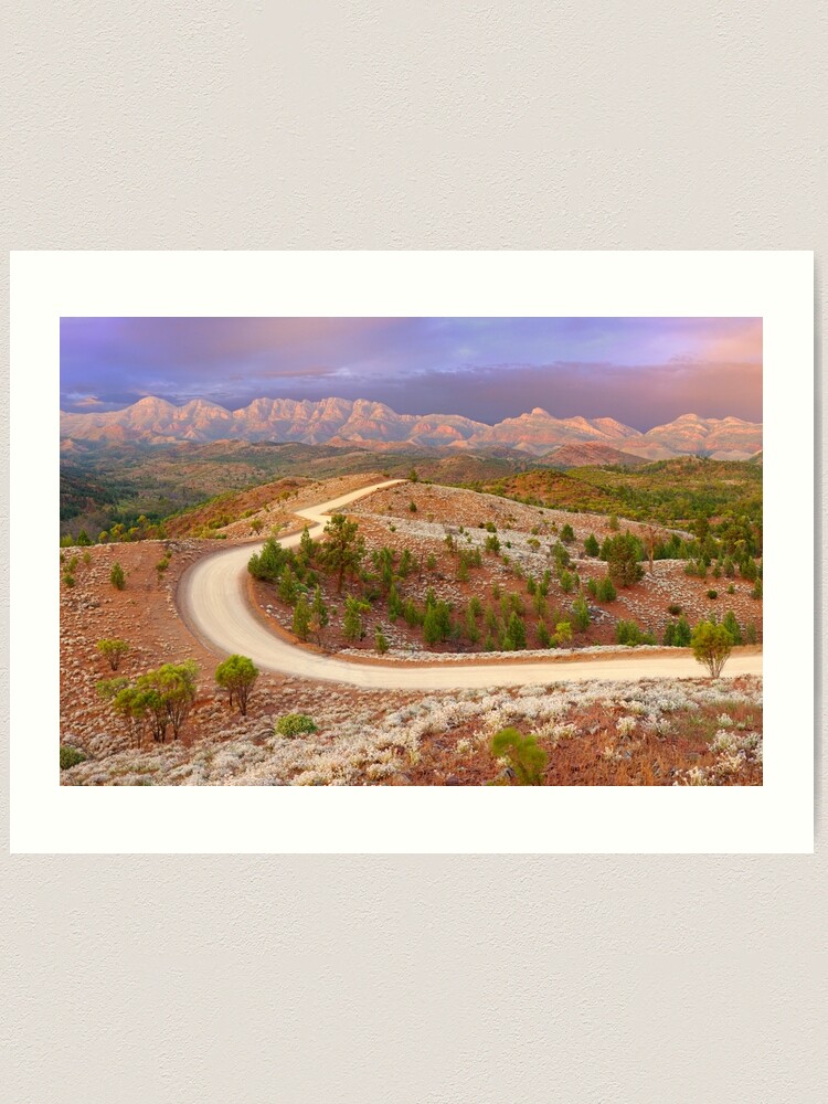 Alternate view of Bunyeroo Valley, Flinders Ranges, South Australia Art Print