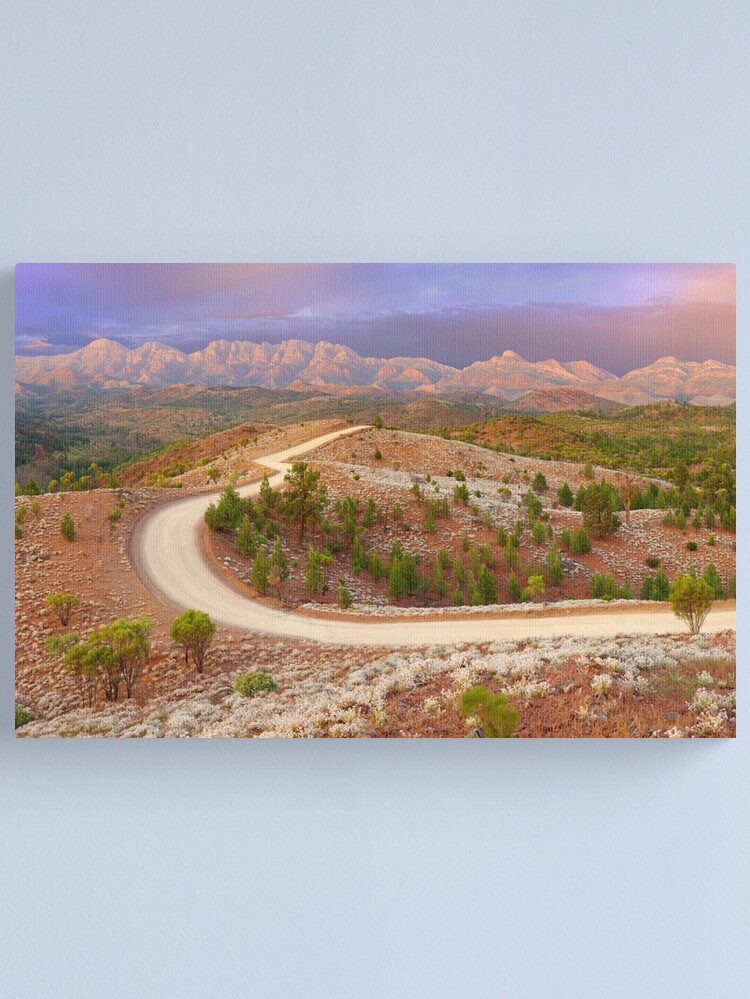 Alternate view of Bunyeroo Valley, Flinders Ranges, South Australia Canvas Print