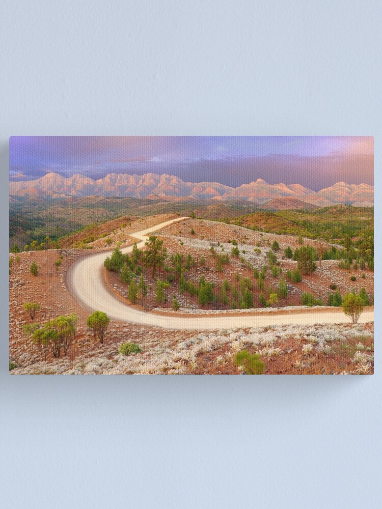 Alternate view of Bunyeroo Valley, Flinders Ranges, South Australia Canvas Print
