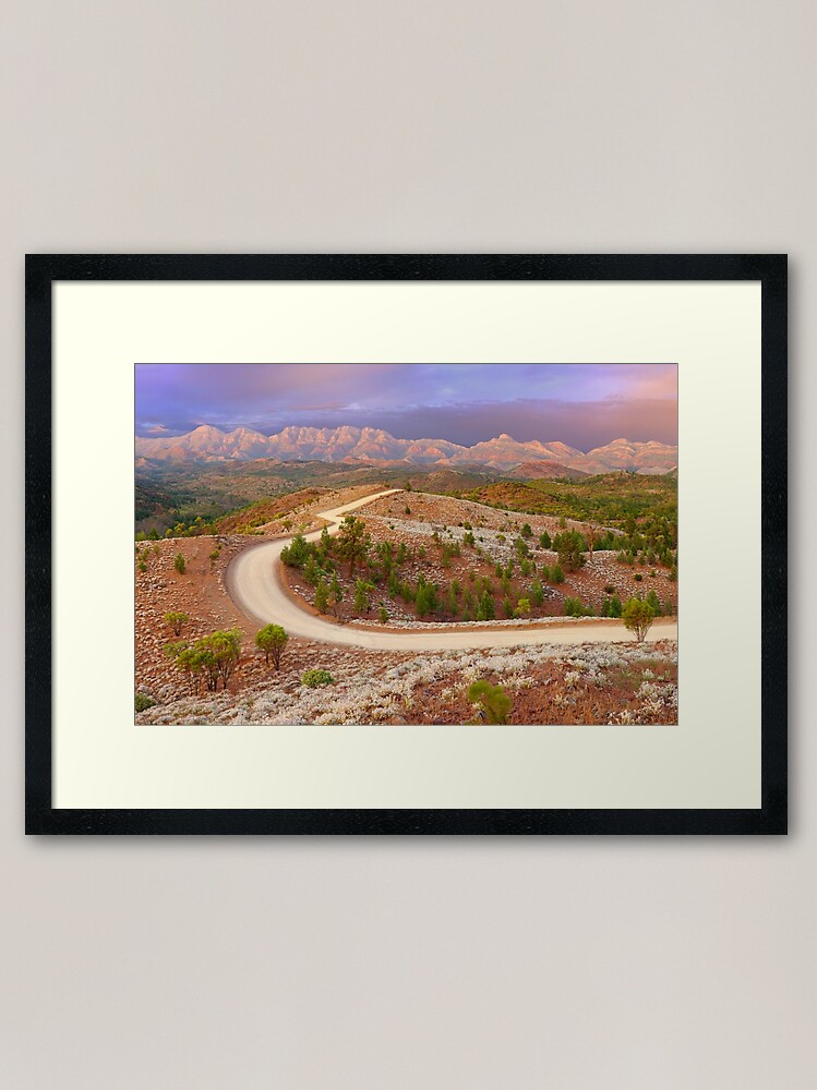 Alternate view of Bunyeroo Valley, Flinders Ranges, South Australia Framed Art Print