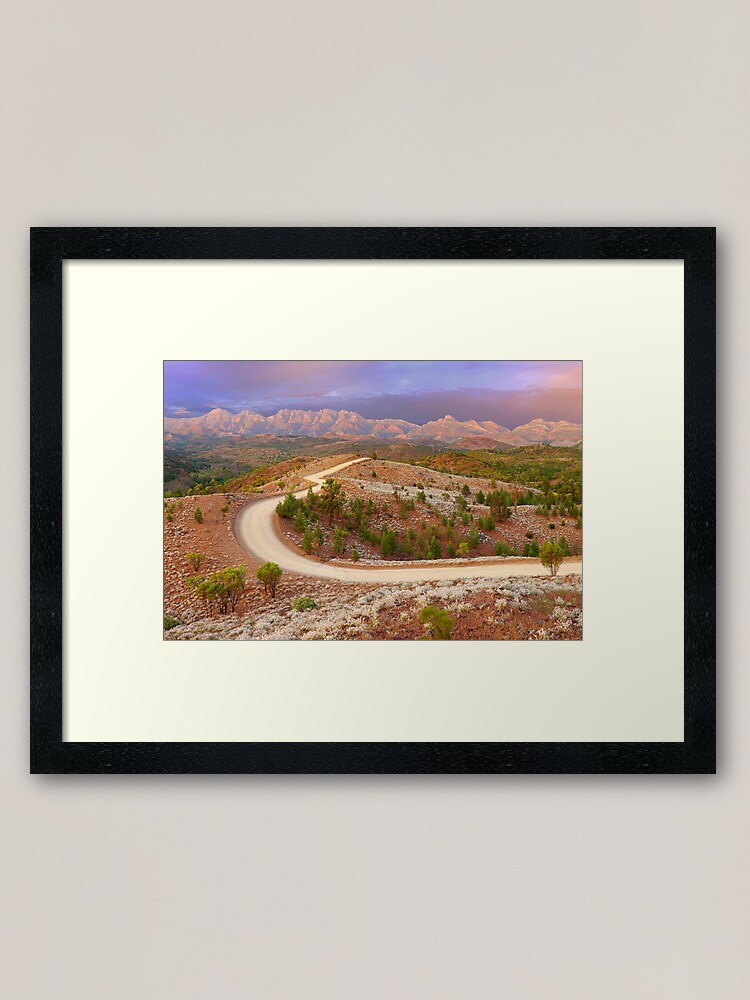 Alternate view of Bunyeroo Valley, Flinders Ranges, South Australia Framed Art Print