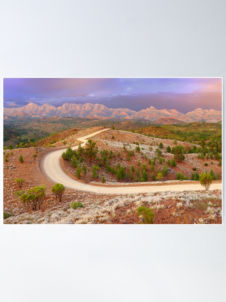 Alternate view of Bunyeroo Valley, Flinders Ranges, South Australia Poster
