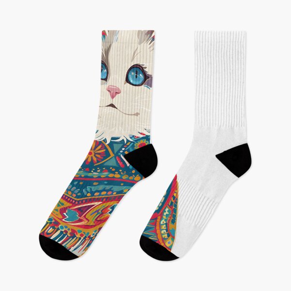 Item preview, White Cat No.7 designed and sold by Ryslissa.