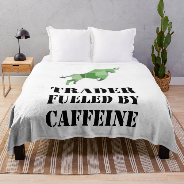 Artikelvorschau, Trader fueled by caffeine entworfen und verkauft von saulmedia.