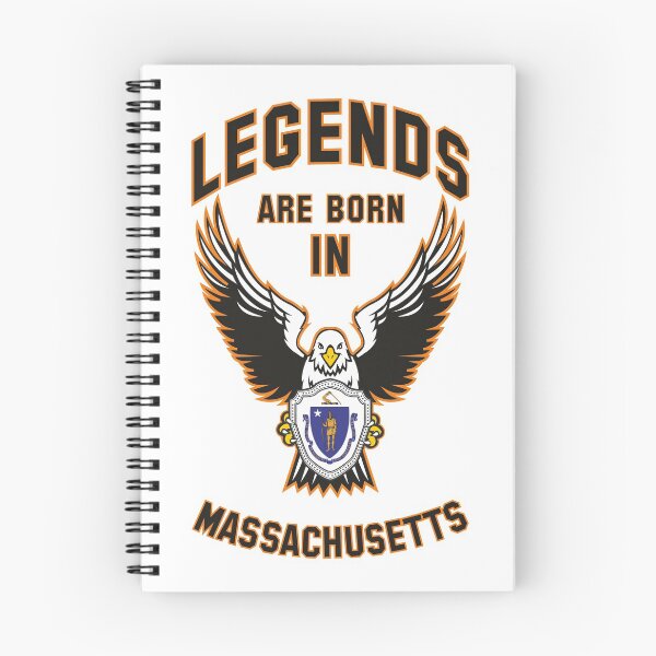 Item preview, Legends are born in Massachusetts designed and sold by beloknet.