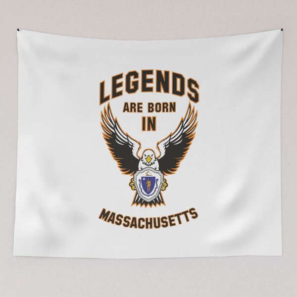 Item preview, Legends are born in Massachusetts designed and sold by beloknet.