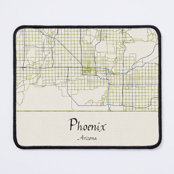 Item preview, Phoenix Arizona Named City Map - Hand-Drawn designed and sold by StylishStacks.