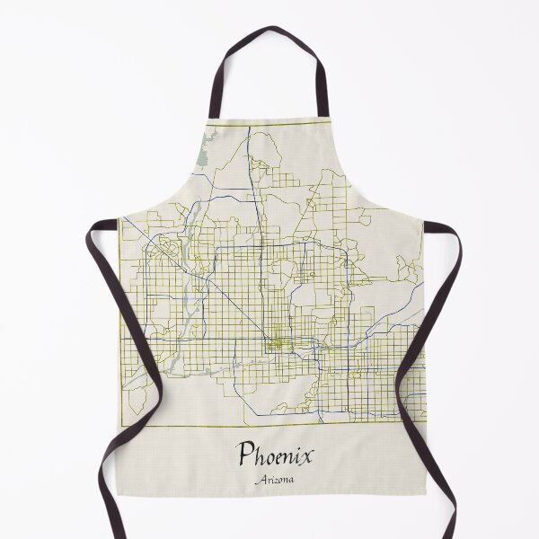 Item preview, Phoenix Arizona Named City Map - Hand-Drawn designed and sold by StylishStacks.