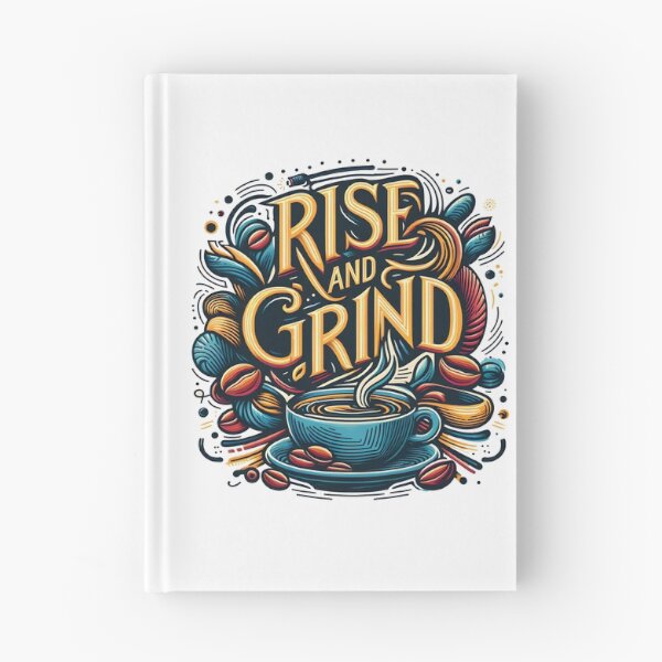 Item preview, Rise and Grind, typography designed and sold by maxmaj.